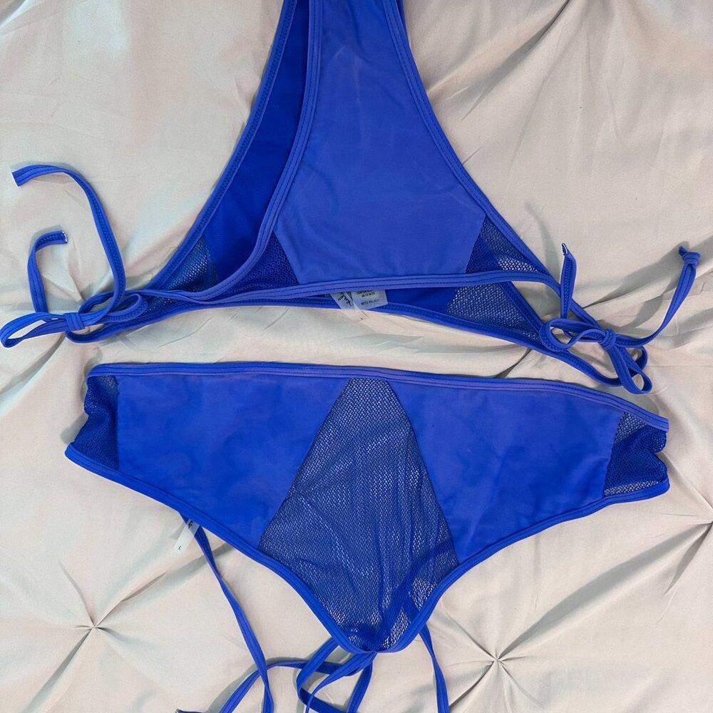 Lulus blue bikini set - Picture 4 of 9
